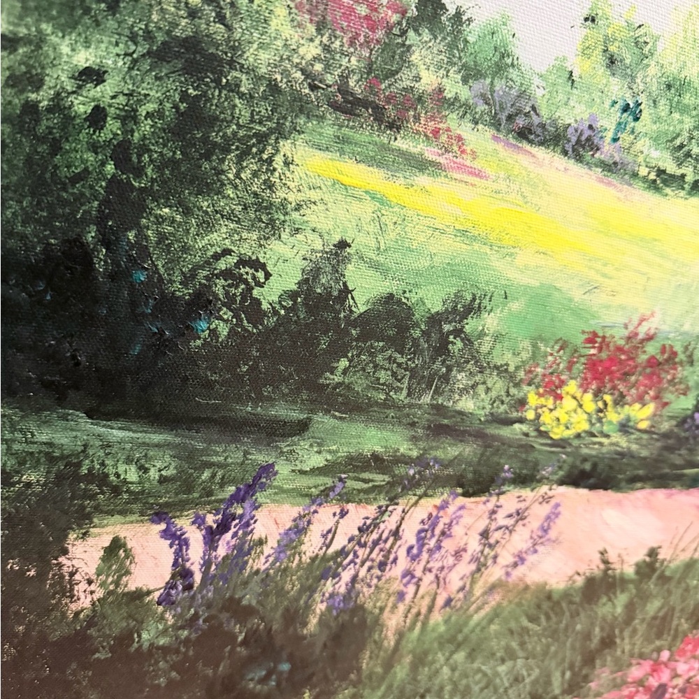 Large Cottage Garden Canvas Wall Art – Signed Limited Edition (1/50) - Picture 3 of 4
